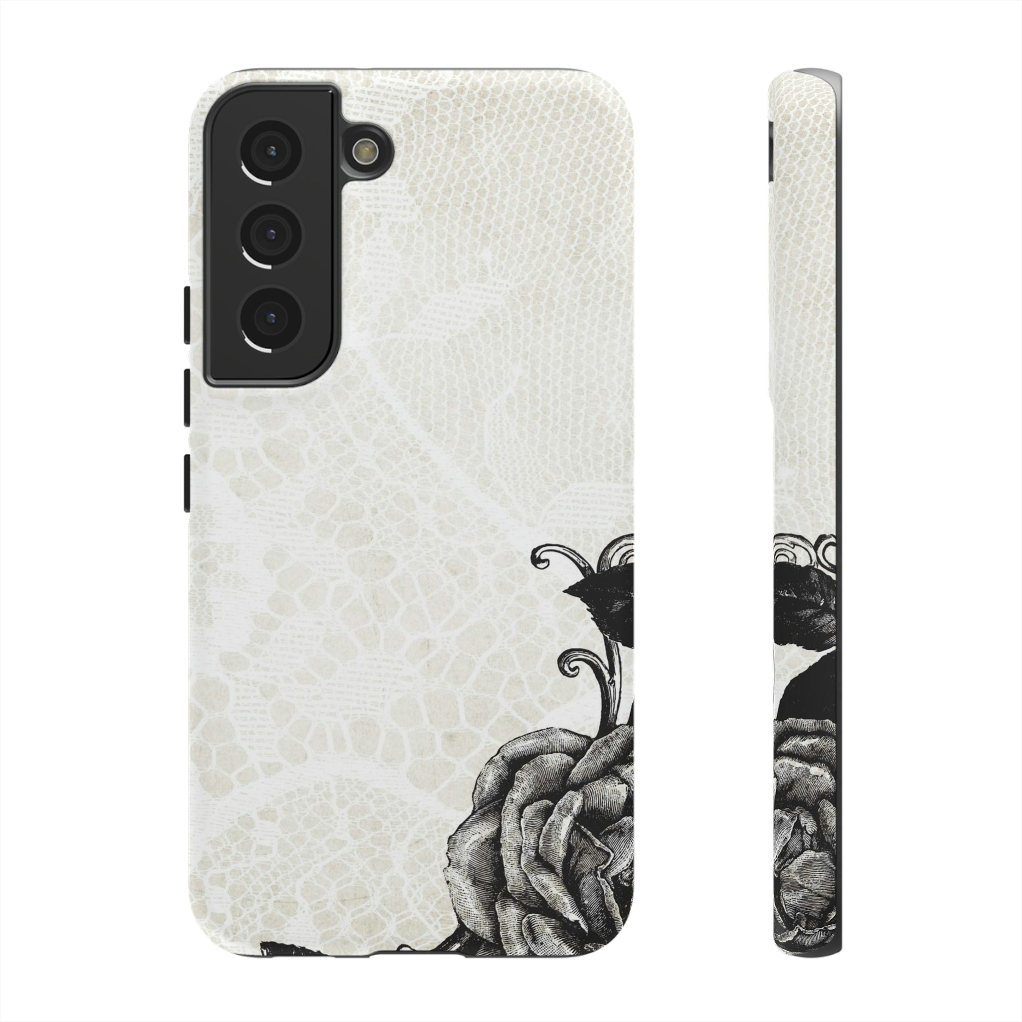 Rosett Gothic Flower Samsung Case (Protective) Samsung Galaxy S22 Matte Phone Case