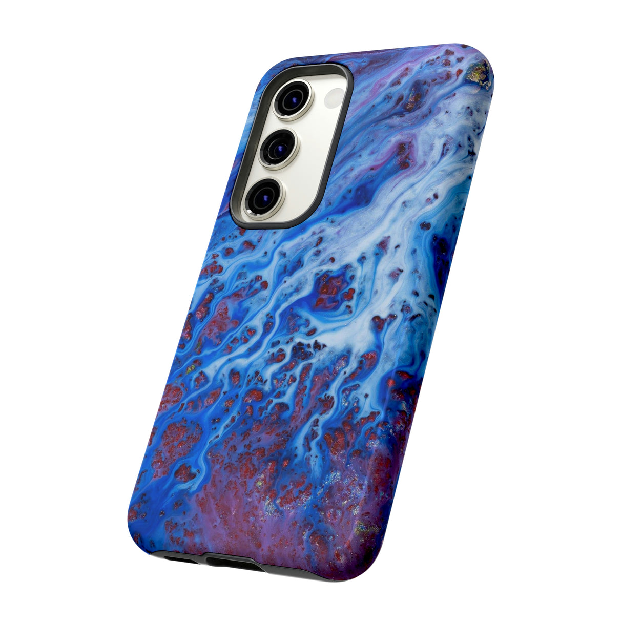 Ice Blue River Ink Art Android Case (Protective) Phone Case