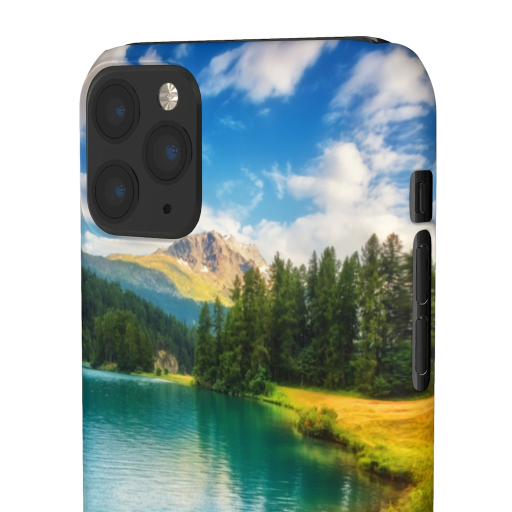 Fantastic Azure Alpine Lake Samsung/iPhone (Slim) iPhone 11 Pro Max Matte Phone Case