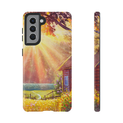 Flower Bushes Android Case (Protective) Samsung Galaxy S21 Glossy Phone Case