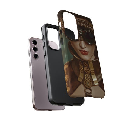 Steampunk Lady Android Case (Protective) Phone Case