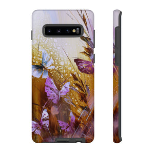 Butterflies Painting Android Case (Protective) Samsung Galaxy S10 Plus Matte Phone Case