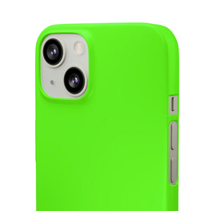 Bright Green iPhone Case (Slim) Phone Case