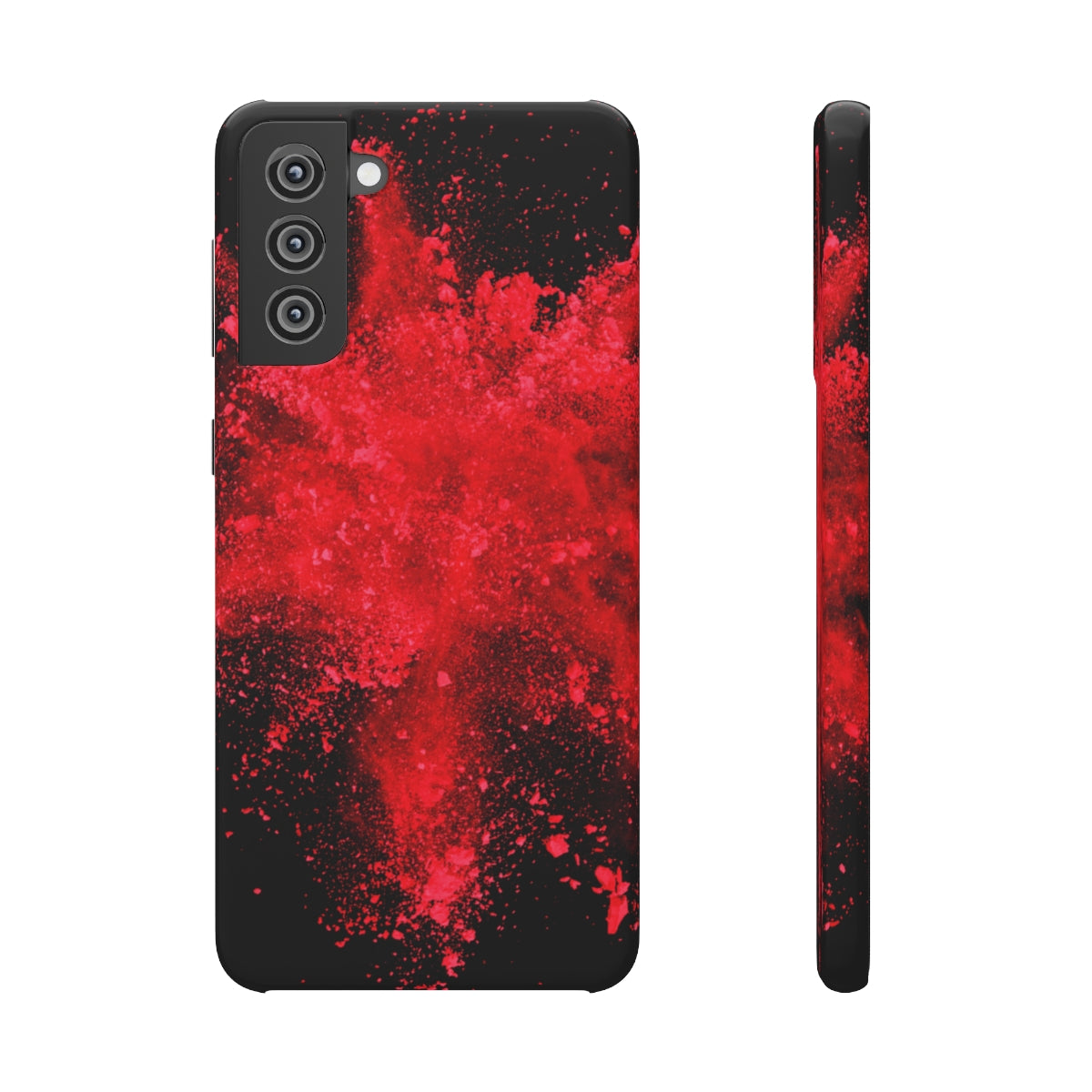 Red Explosion Samsung Case (Slim) Samsung Galaxy S21 Plus Glossy Phone Case