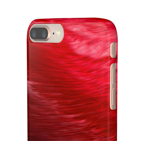 Red Feather Ink Art iPhone Case (Slim) Phone Case