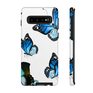 Blue Butterflies Android Case (Protective) Samsung Galaxy S10 Matte Phone Case