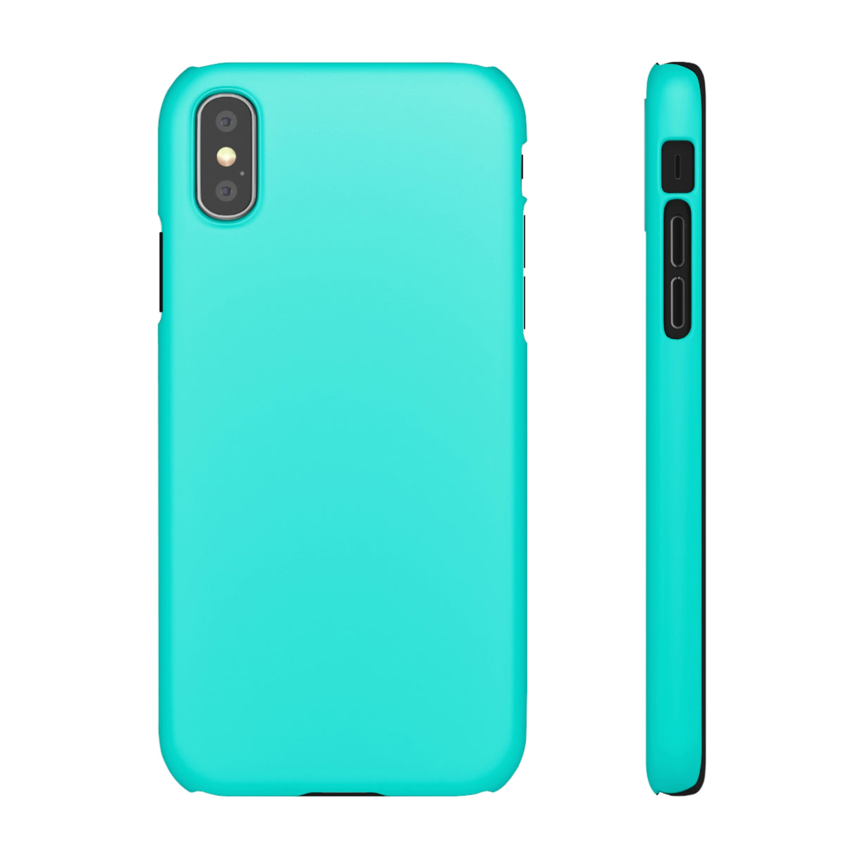 Bright Turquoise iPhone Case (Slim) iPhone XS Matte Phone Case