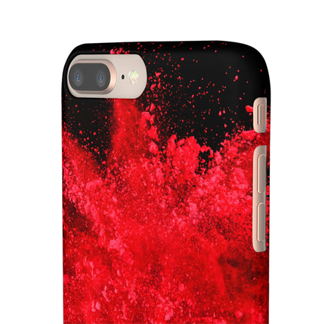 Red Explosion iPhone Case (Slim) Phone Case