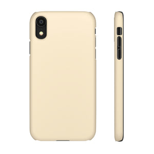 Blanched Almond iPhone Case (Slim) iPhone XR Matte Phone Case