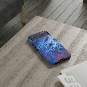 Ice Blue River Ink Art Android Case (Protective) Phone Case