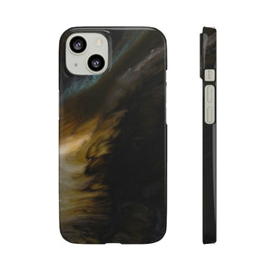 Midnight Shaddow Ink Art iPhone Case (Slim) iPhone 13 Glossy Phone Case