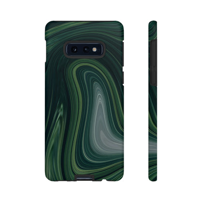 Green Marble Android Case (Protective) Samsung Galaxy S10E Matte Phone Case