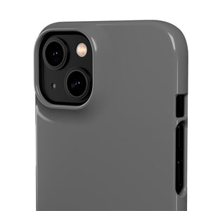 Dim Gray iPhone Case (Slim) Phone Case