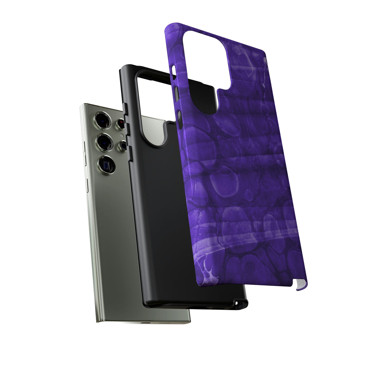 Purple Ebru Art Android Case (Protective) Phone Case