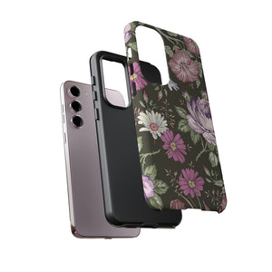 Purple Rose Vintage Flower Samsung Case (Protective) Phone Case