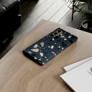 Dark Blue Terrazo Android Case (Protective) Phone Case