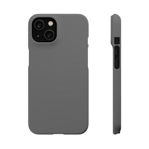 Dim Gray iPhone Case (Slim) iPhone 14 Matte Phone Case