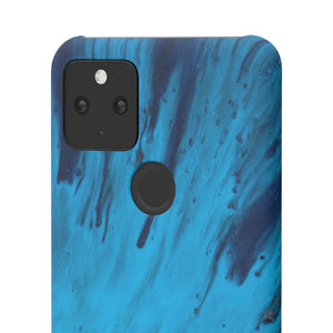 Light Blue Ink Art Android Case (Slim) Phone Case