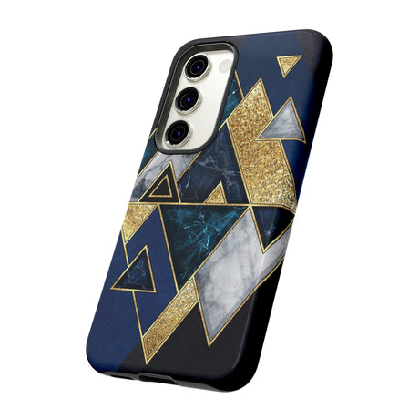 Dark Blue Geometric Android Case (Protective) Phone Case