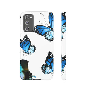 Blue Butterflies Android Case (Protective) Samsung Galaxy S20 FE Matte Phone Case