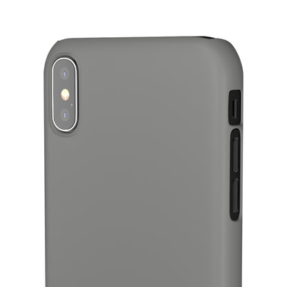 Battleship Gray iPhone Case (Slim) Phone Case