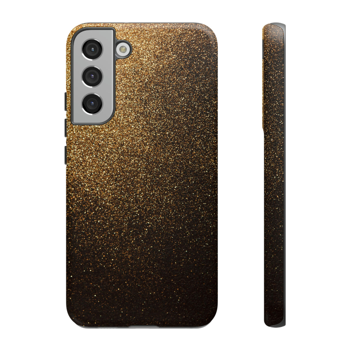 Dark Gold Android Case (Protective) Samsung Galaxy S22 Plus Matte Phone Case