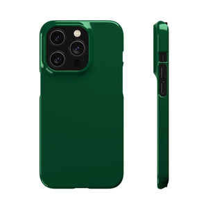 British Racing Green iPhone Case (Slim) iPhone 14 Pro Glossy Phone Case