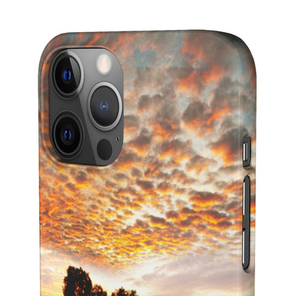 Sunset on the Tropical River Samsung/iPhone (Slim) iPhone 12 Pro Max Glossy Phone Case