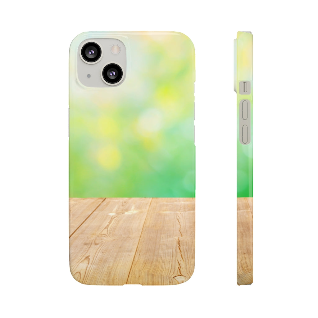 Summer Background With Wooden Pier Samsung/iPhone (Slim) Phone Case