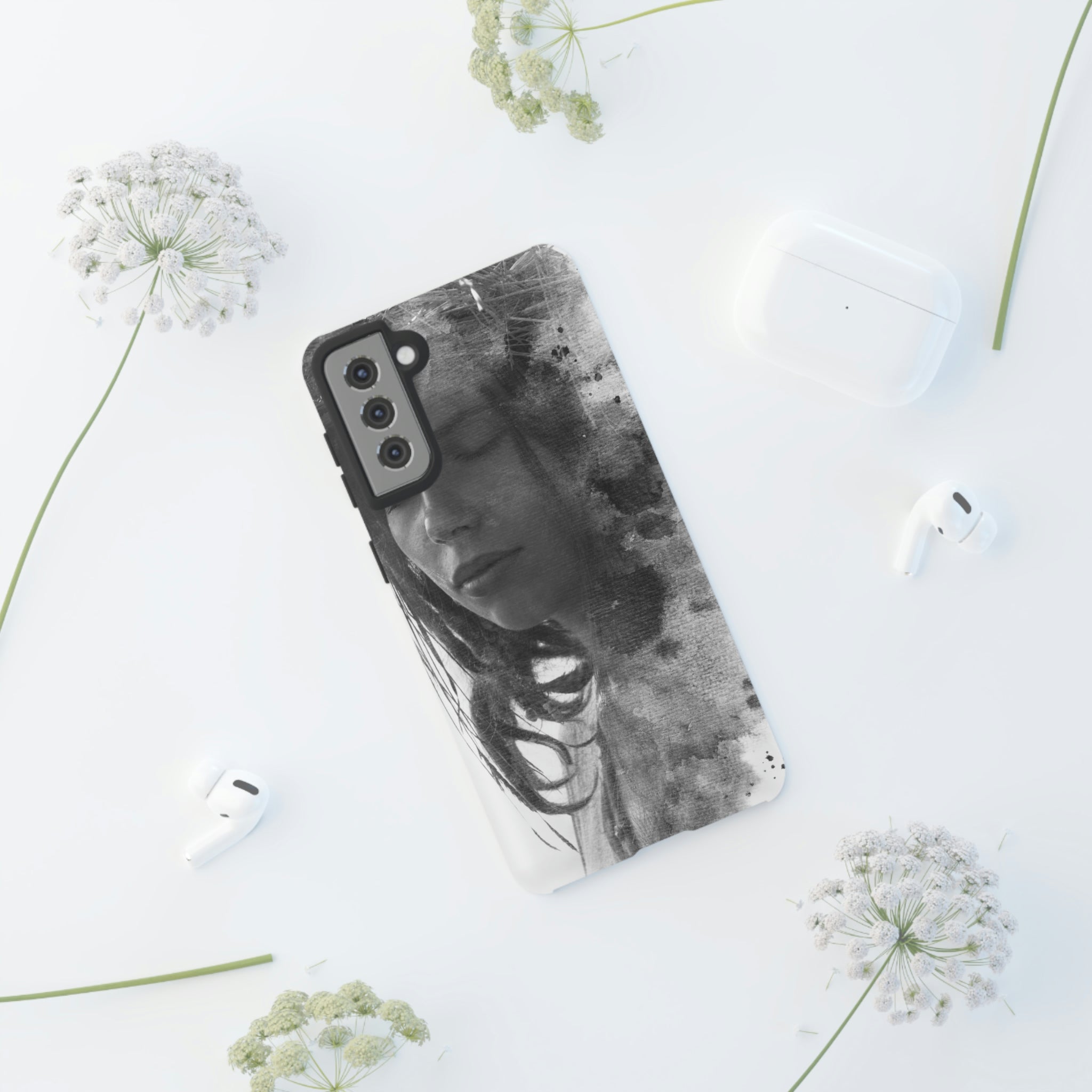 Portrait Lady Android Case (Protective) Phone Case