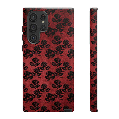 Rosemony Gothic Flower Samsung Case (Protective) Samsung Galaxy S22 Ultra Glossy Phone Case