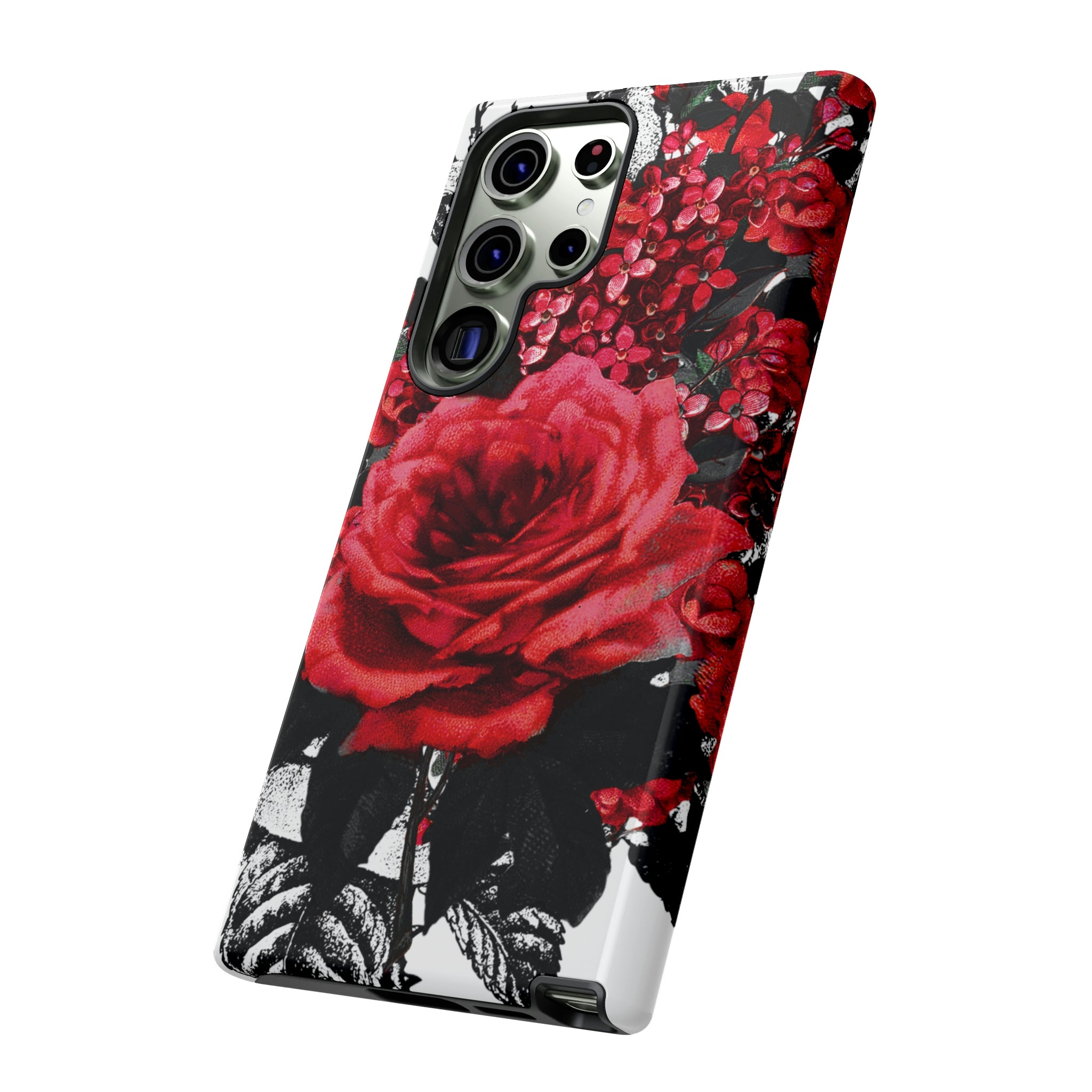 Rola Gothic Flower Samsung Case (Protective) Phone Case