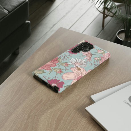 Hibiscus Vintage Flower Samsung Case (Protective) Phone Case