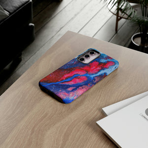 Red n Blue Ink Art Android Case (Protective) Phone Case