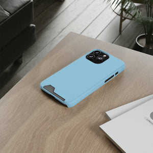 Dark Sky Blue iPhone Case (Card) Phone Case