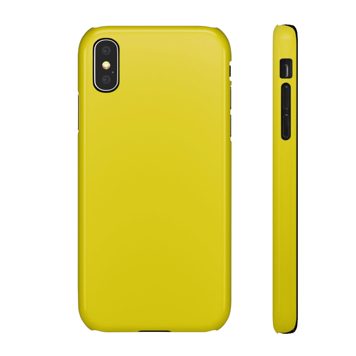 Citrine Yellow iPhone Case (Slim) iPhone X Glossy Phone Case