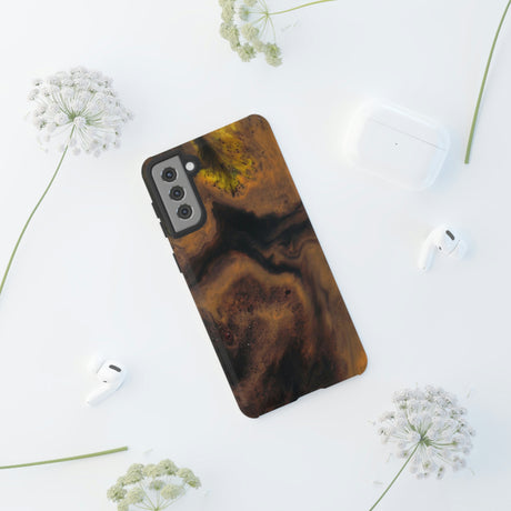 Brown Earth Ink Art Android Case (Protective) Phone Case