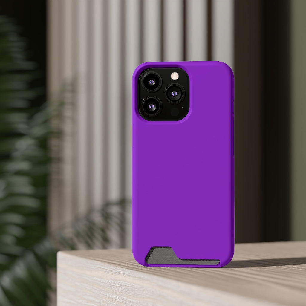 Electric Purple iPhone Case (Card) Phone Case