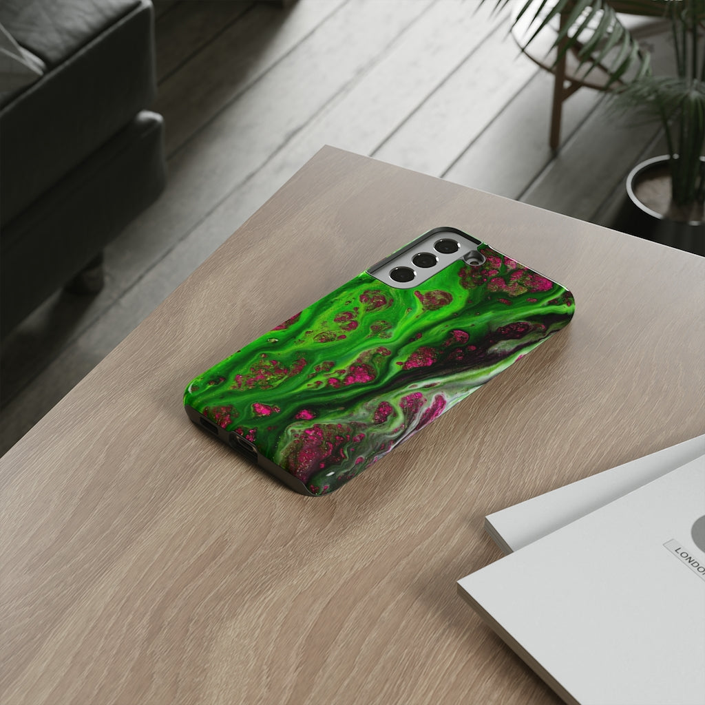 Toxic Green Ink Art Android Case (Protective) Phone Case