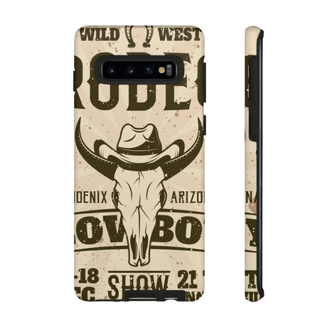 Rodeo Poster Android Case (Protective) Samsung Galaxy S10 Matte Phone Case