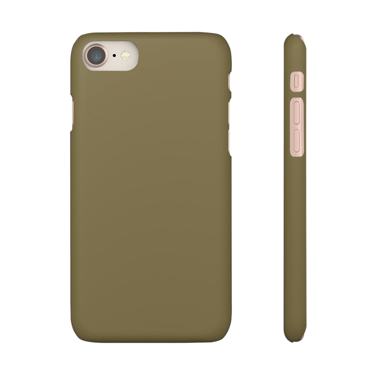 Gold Fusion iPhone Case (Slim) iPhone 8 Matte Phone Case