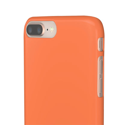 Coral Orange iPhone Case (Slim) Phone Case