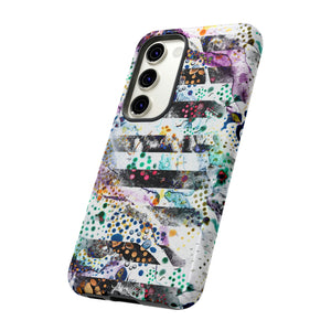 Abstract Green Purple Android Case (Protective) Phone Case