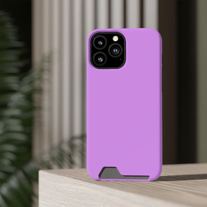 Bright Lilac iPhone Case (Card) Phone Case