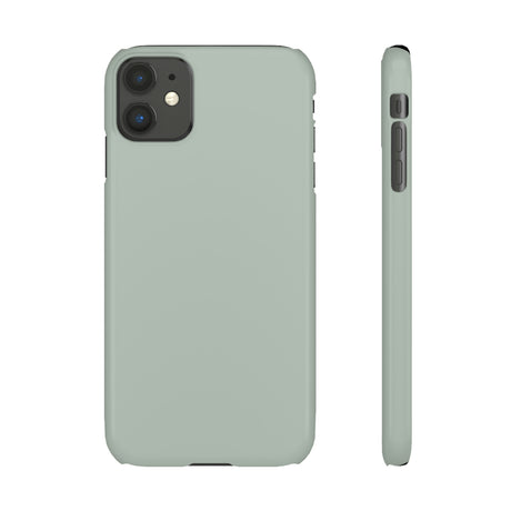 Ash Grey iPhone Case (Slim) iPhone 11 Glossy Phone Case