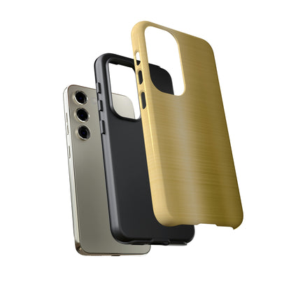 Gold Metal Android Case (Protective) Phone Case