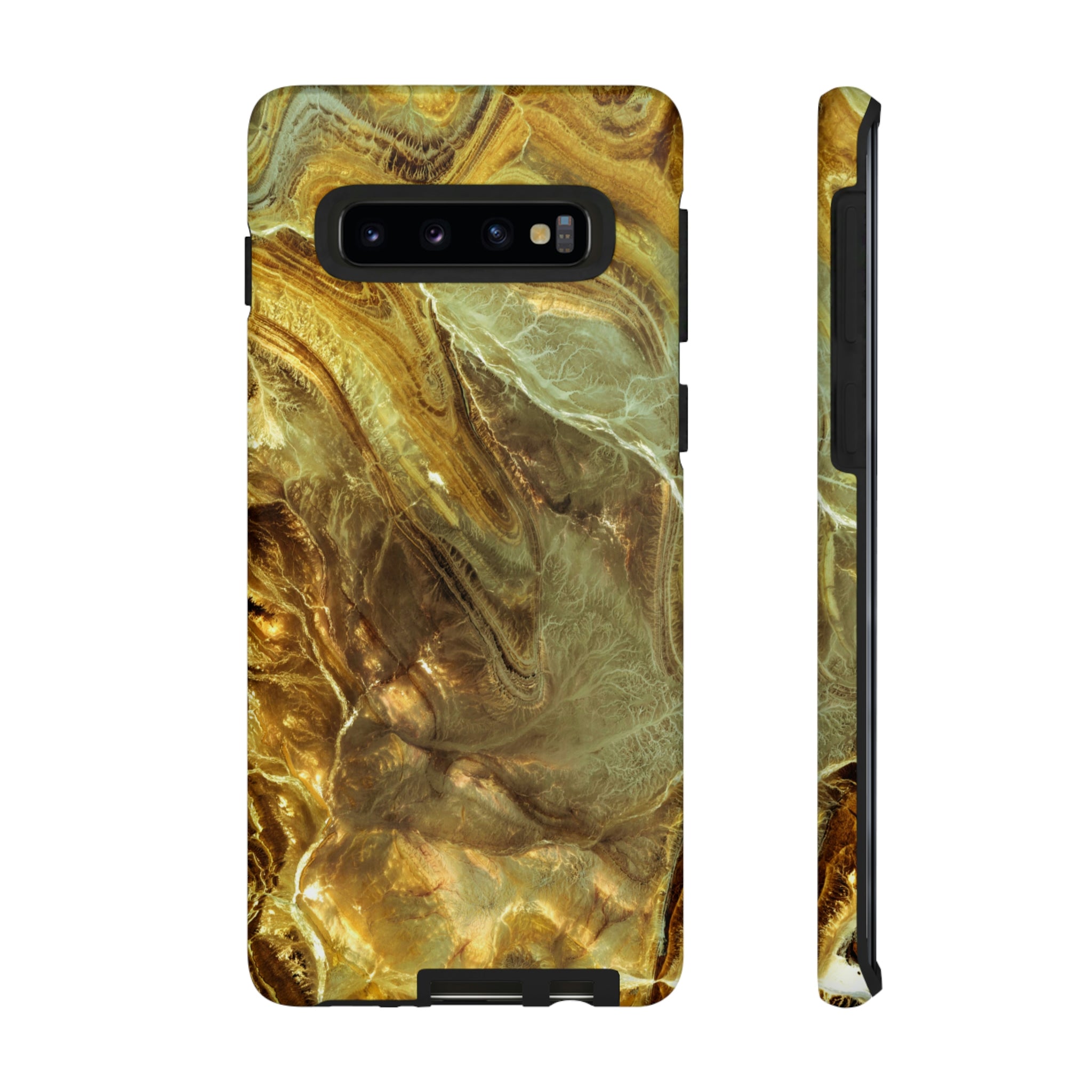 Nacre Marble Android Case (Protective) Samsung Galaxy S10 Matte Phone Case