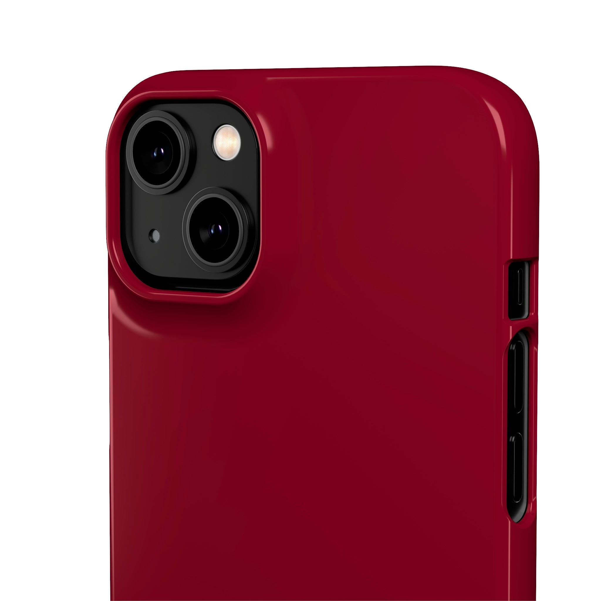 Burgundy Red iPhone Case (Slim) Phone Case