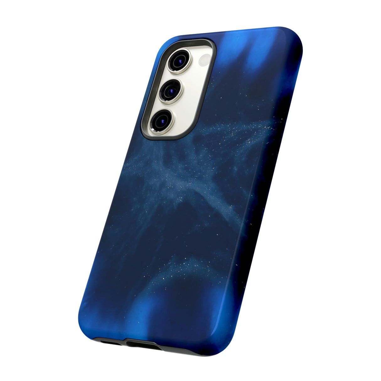 Blue Space Ink Art Android Case (Protective) Phone Case