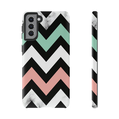 Chevron Shapes Android Case (Protective) Samsung Galaxy S21 Plus Glossy Phone Case